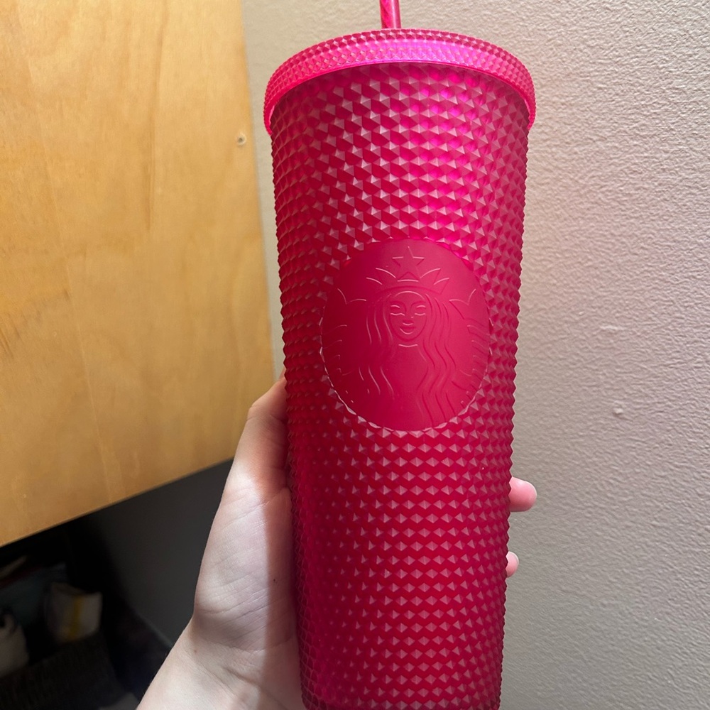 Starbucks Pink Textured Tumbler